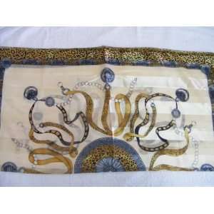 Womens Scarf from Thailand  Ornate and Original Mosaic Design with 