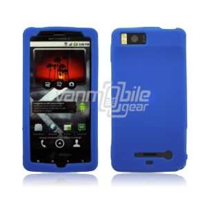  Motorola Droid X2   Blue Soft Silicone Skin Case 