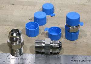 qty 3) SSP J10 12BGC stainless adapter fittings 1 pip  