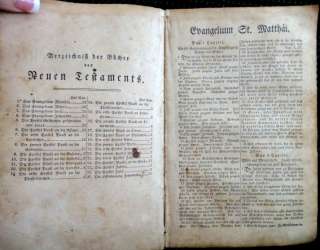 1850 antique DIE BIBEL GERMAN BIBLE cooney★  