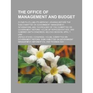 The Office of Management and Budget is OMB fulfilling its 