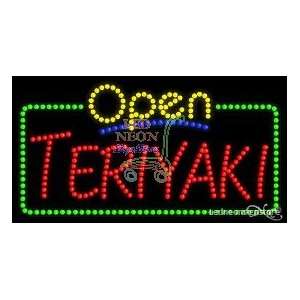  Teriyaki LED Business Sign 17 Tall x 32 Wide x 1 Deep 