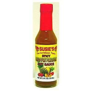 Susies Spicy Pineapple Pleasure Hot Sauce  Grocery 