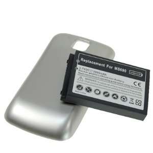  BW 2800 mAh Back Door Cover Extented Battery for Cricket 