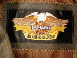 HARLEY DAVIDSON Billings Distressed Leather Riding Jacket (Mens 