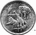 1991 Egypt Coins,  Centennial of the Giza animals Zoo