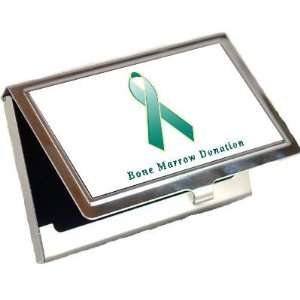  Bone Marrow Donation Awareness Ribbon Business Card Holder 