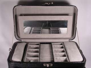 LARGE Jewelry and or Make up Travel Box MANY compartments NWT 
