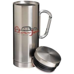 Silver Joes Coffee Signature Travel Carabiner 12 Ounce Mug  