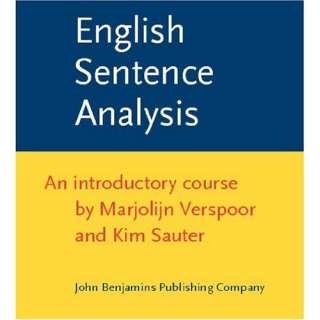 English Sentence Analysis An Introductory Course