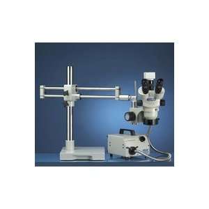    Luxo System 373 Stereo Zoom Trinocular System, Dual Arm Boom Stand 