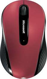 Microsoft Wireless Mobile Mouse 4000   D5D 00038   CHILI RED 