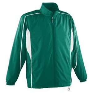  Augusta Sportswear Micro Poly Two Color Jacket DARK GREEN 