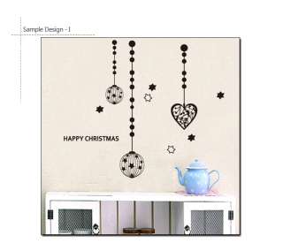 Christmas Balls Home Decor Art Wall Sticker Vinyl Decal  