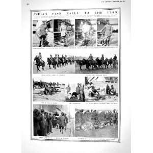 1914 INDIA SOLDIERS WILLCOCK BOTTINE JAMAICA TAHITI WAR  