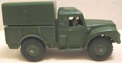 Old Dinky Military Vehicle   1 Ton Cargo Truck w/ Driver #641  