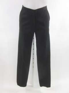 NWT ESSENDI Black Cotton Pleated Pants Slacks 2 $130  