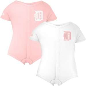  Majestic Detroit Tigers Toddler Girls Pink & White 2 Pack 