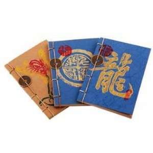  String bound Notebook with Lucky Coin    Assorted Colors 