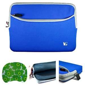 Laptop Sleeve with Exterior Accessory Pocket Blue Case for ASUS U33JC 
