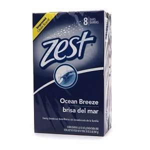  Zest Bath Bars, Ocean Breeze, 8 ea