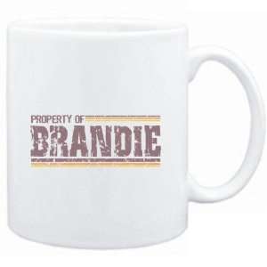  Mug White  Property of Brandie   Vintage  Female Names 