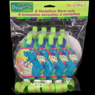 NEW Dragon Tales Birthday Party Blowouts Favors 8 Pack  