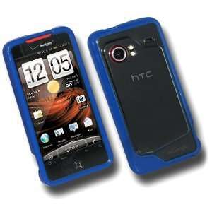  New Amzer Tpu Hybrid Case Blue For Htc Droid Incredible 