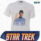 Star Trek Spock White T Shirt Tee Live Long & Prosper