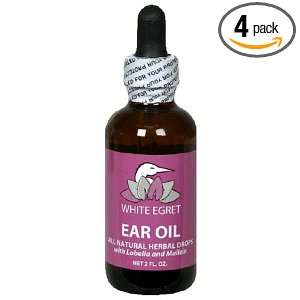  White Egret Mullein Oil without Garlic (Pack of 4) Health 