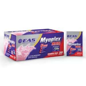  EAS Myoplex Deluxe Powder Strawberry Cream / 3.4 oz packet 