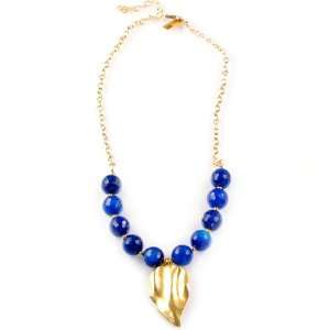  Catherine Nicole Beverly Blue Agate Necklace Jewelry