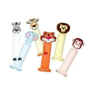  Zoo Animal Ruler Bookmarks (1 dz) Toys & Games