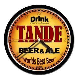  TANDE beer and ale cerveza wall clock 