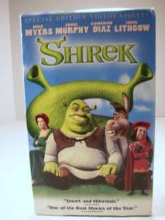 Shrek Special Edition VHS Tape 667068367034  