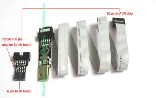 IOI KK board AVR USBasp ISP + 6 pin adapter  