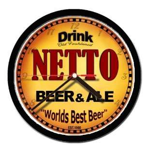  NETTO beer and ale cerveza wall clock 