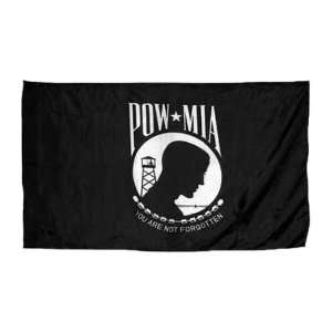x8 printed nylon POW/MIA flag comes with brass grommets. This flag 