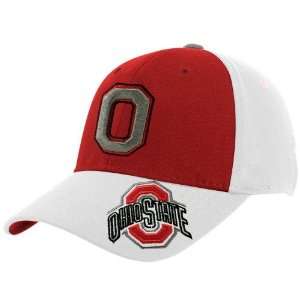   Ohio State Buckeyes White Tailback Flex Fit Hat