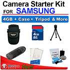 4GB Accessory Kit for Samsung PL120 Digital Camera  