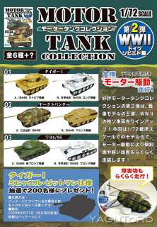   Tank Collection WWII Vol.2 Tiger 1 T34/85 Jagdpanther 7pcs/set  
