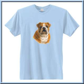 Judy Gibson English Bulldog Dog Shirts S XL,2X,3X,4X,5X  