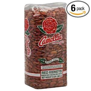 Camellia Red Kidneys, 32 Ounce (Pack of 6)  Grocery 