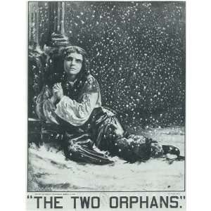    Two Orphans, The Poster Broadway Theater Play 14x22