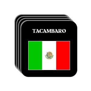  Mexico   TACAMBARO Set of 4 Mini Mousepad Coasters 