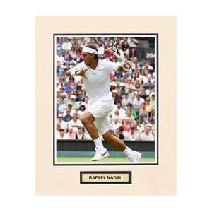  Rafael Nadal Matted Photo Sports Collectibles