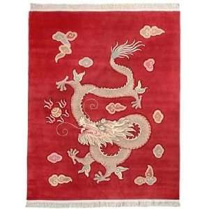  MER Rugs Woven Legends 216 Bright Red   3 Round