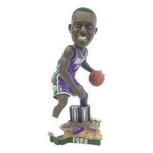  T.J. Ford Milwaukee Bucks Road Jersey Action Pose Bobble 