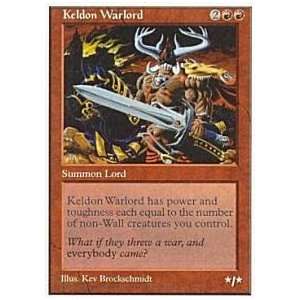    Magic the Gathering   Keldon Warlord   Fifth Edition Toys & Games