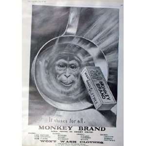Monkey Brand Soap 1905 Advert It Shines For All 